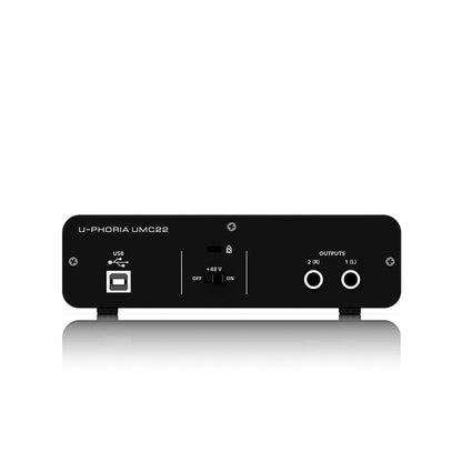 Interfaz UMC22 BEHRINGER USB grabación