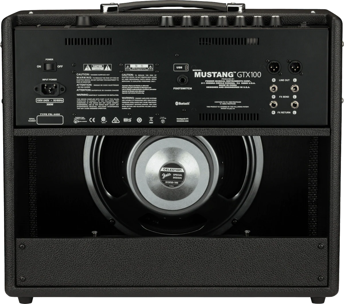 Amplificador Fender Guitarra Elec MUSTANG GTX 100