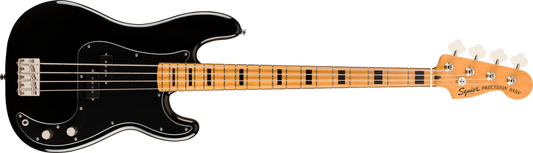 Bajo Electrico Fender Squier Classic Vibe 70 Precision Bass, Diapason De Arce, Negro 0374520506