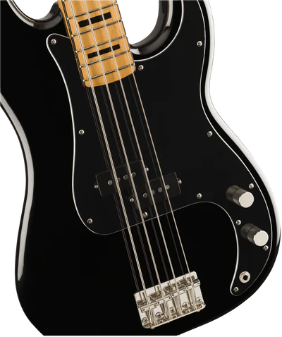 Bajo Electrico Fender Squier Classic Vibe 70 Precision Bass, Diapason De Arce, Negro 0374520506