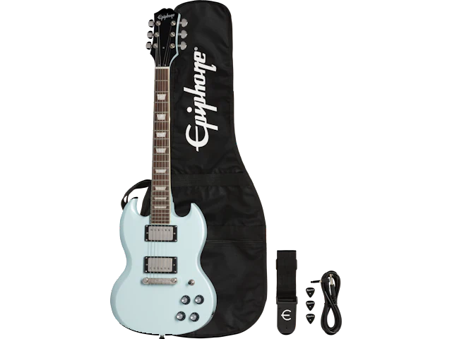 Guitarra Electrica Epiphone SG Es1ppsgfbnh1 Power Player Ice Blue