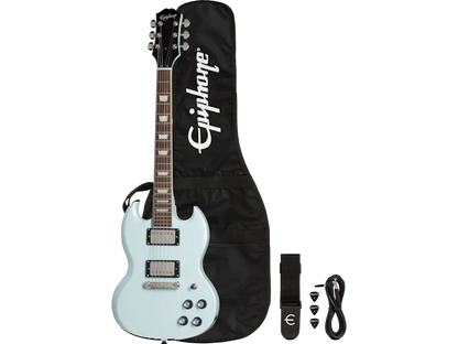 Guitarra Electrica Epiphone SG Es1ppsgfbnh1 Power Player Ice Blue